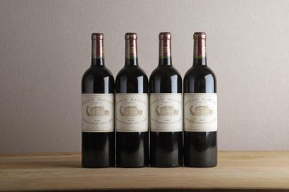 null 4 B CHÂTEAU MARGAUX (original wood case of 6 given to the buyer) 2 e.l.s. and...