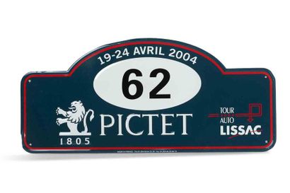 null TOUR AUTO LISSAC

Plaque de rallye

Avril 2004

Métal


Click here to bid