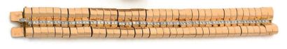 null BRACELET "RETRO"
Diamonds, cut eight- eight, 18K (750) pink gold. Circa 1940
Length:...
