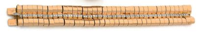 null BRACELET «RÉTRO»
Diamants de taille huit- huit, or rose 18K (750). Vers 1940
Long.:...