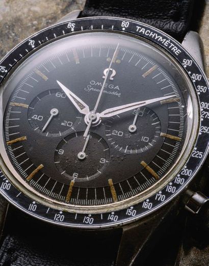 OMEGA Speedmaster
Circa 1962
Ref. 2998-6
Stainless steel case Hand-wound mechanical
movement
Calibre...