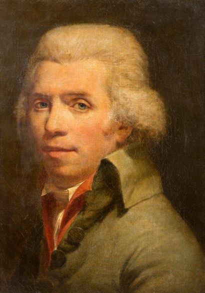 MARTIN DROLLING OBERHERGHEIM, 1752 - 1817, PARIS Portrait présumé de Maximilien
de...