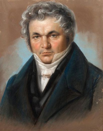 ÉCOLE AUTRICHIENNE DU DÉBUT DU XIXE SIÈCLE 
Portrait de Ludwig von Beethoven
(1770...