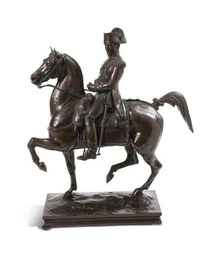 CARLO MAROCHETTI (1805 -1867) 
Napoléon à Cheval

Signé et daté Marochetti 1860

ASSE...