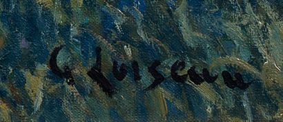 Gustave LOISEAU (1865-1935) 
Paysage
Huile sur toile, signée en bas à droite, 50...