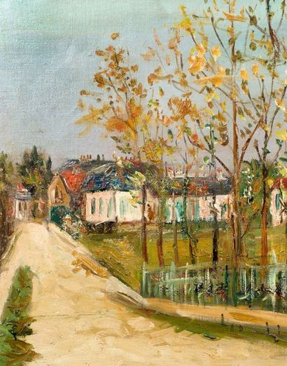 Maurice UTRILLO (1883-1955) 
Paysage, 1937
Oil on canvas, signed and dated lower...