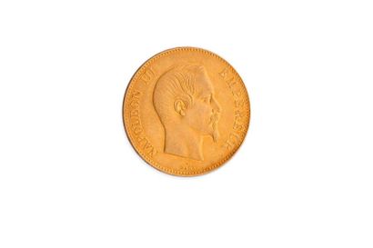 France FRANCE
Napoléon III - 100 francs, 1858, série A.
Pb.:32gr

Cliquez ici pour...
