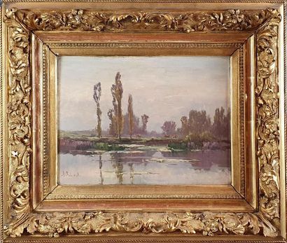 Armand Auguste BALOUZET (1858-1905) Armand Auguste BALOUZET (1858-1905)
Landscape
Oil...