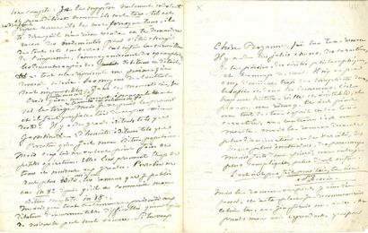 SAND George (1804-1876) 
L.A.S. «George», [Paris fin novembre 1842 ?], à son amie...