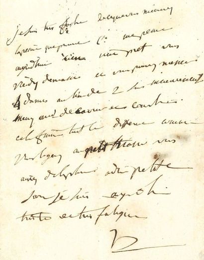 Napoléon Ier (1769-1821) 


L.A.S "NP", [Tuileries December 15, 1809], to his sister...