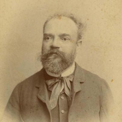 DVORAK Antonin (1841-1904) 
P.A.S. MUSICALE « Anton?n Dvo?ák » au dos de sa PHOTOGRAPHIE,...