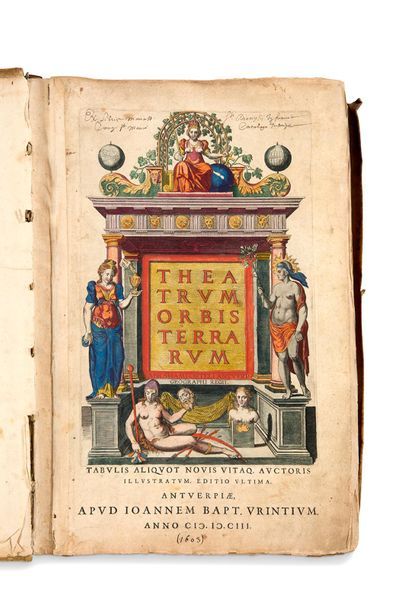[ATLAS]. ORTELIUS Abraham (1527-1598) 
Theatrum orbis terrarium [suivi de] Parergon,...