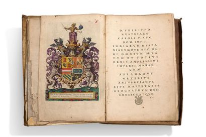 [ATLAS]. ORTELIUS Abraham (1527-1598) Theatrum orbis terrarium [suivi de] Parergon,...