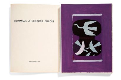 BRAQUE Georges (1882-1963) 
Hommage à Georges Braque.
Paris, Maeght, Derrière le...