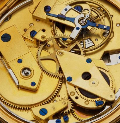 Charles Oudin 
Gold case Engine-turned dial and Breguet hands Hand-wound mechanical...
