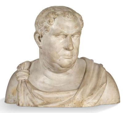 ECOLE ITALIENNE DU XIXE SIÈCLE DANS LE GOUT DE L'ANTIQUE 
Vitellius et Caracalla
Deux...