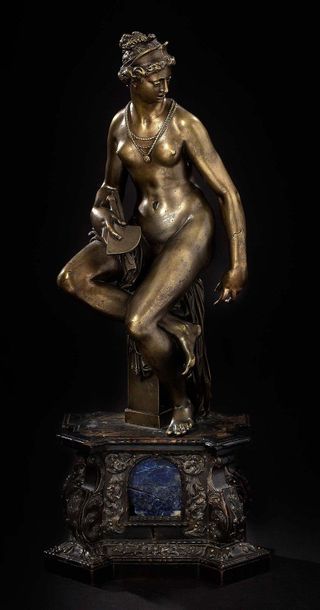null EXCEPTIONAL SCULPTURE
Exceptional finely chiselled bronze sculpture formerly...