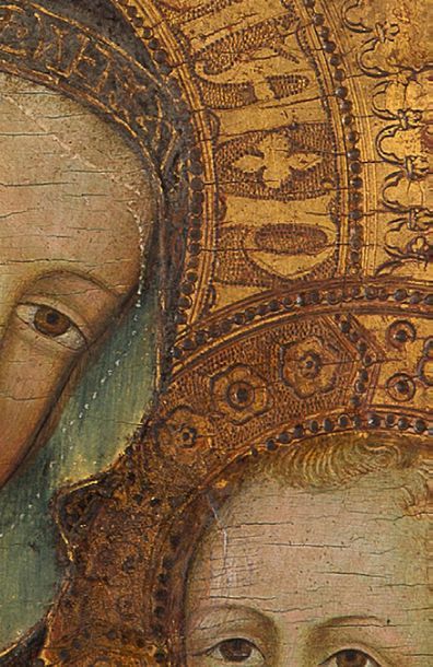 CECCO DI PIETRO (PISE DOC.1364 - V.1402) 
Vierge à l'Enfant
Pise vers 1365
Tempera...