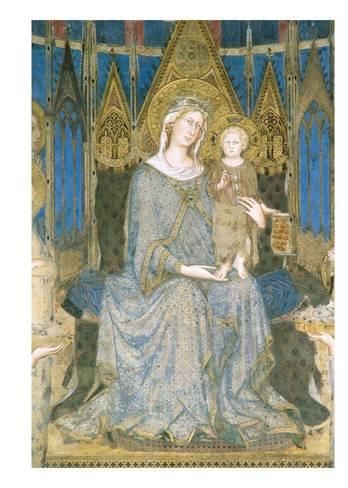 CECCO DI PIETRO (PISE DOC.1364 - V.1402) 
Vierge à l'Enfant
Pise vers 1365
Tempera...