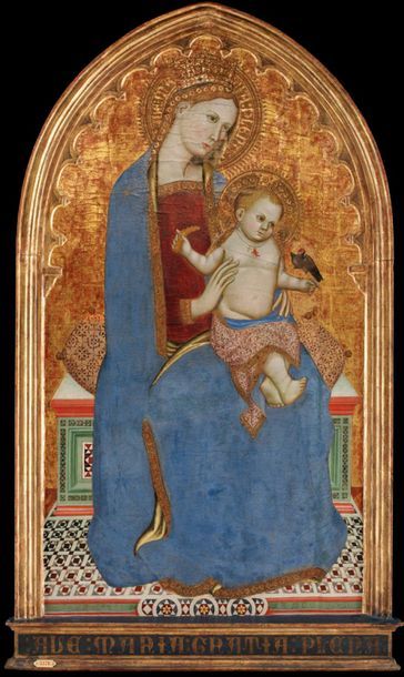 CECCO DI PIETRO (PISE DOC.1364 - V.1402) Virgin and Child
Pisa ca. 1365
Tempera and...