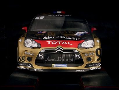 2011 - Citroën DS 3 WRC ex Sébastien Loeb Véhicule de compétition vendu avec une...