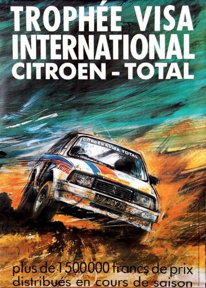 Visa Trophée kakemono paper both sides of the Citroën International
Visa Trophy -...