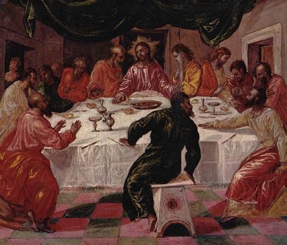 ATTRIBUÉ À DOMINIK THEOTOKOPOULOS, DIT LE GRECO HÉRAKLION, 1541 -1614, TOLÈDE Christ...