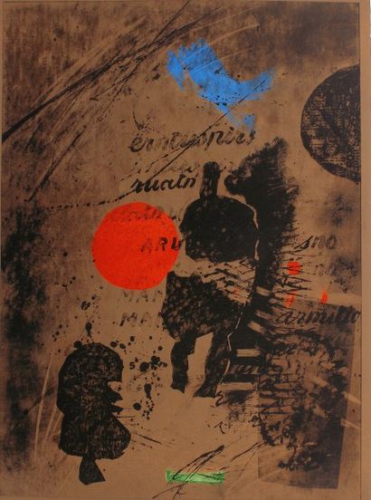 COIGNARD James Composition Lithographie sur papier SBD, 76,5 x 58,5 cm Tirage 33...