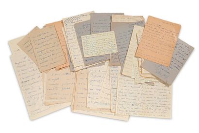VIAN Boris (1920-1959) 79 signed autograph letters addressed to his mother [1939-1940],...