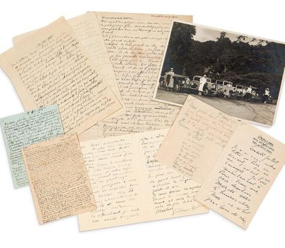 APOLLINAIRE Guillaume (1880-1918) 
A set of eight autograph signed letters addressed...