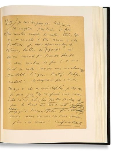 CELINE LOUIS-FERDINAND (1894-1961) 
Rigodon, autograph manuscript [January 1960 -...