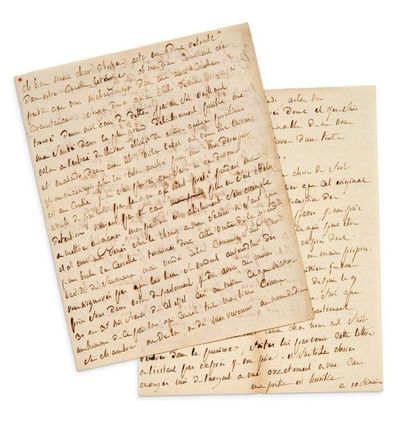SADE Donatien-Alphonse, marquis de (1740-1814) 
Autograph letter to his steward
S.l.,...