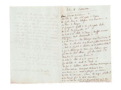 SADE Donatien-Alphonse, marquis de (1740-1814) 
Lettre autographe adressée à son...