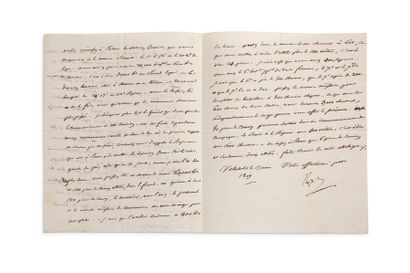 Napoléon Ier (1769-1821) + L.S. «Napol» avec 5 MOTS AUTOGRAPHES, Valladolid 15 janvier...