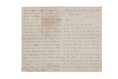 GOUNOD Charles (1818-1893) 
L.A.S., Mont-Dore 22 June [1864], to his friend Ernest...