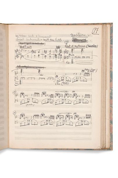 MASSENET Jules (1842-1912) MANUSCRIT MUSICAL autographe, La Navarraise, 1893 ; [1]-102...