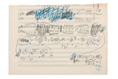 MASSENET Jules (1842-1912) 
Autograph MUSICAL MANUSCRIPTS; over 100 pages in various...