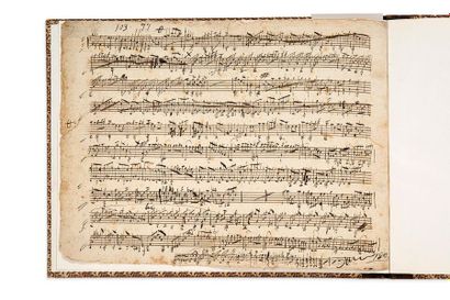 PAGANINI Niccolo (1782-1840) 
MANUSCRIT MUSICAL autographe signé « Niccolo Paganini...