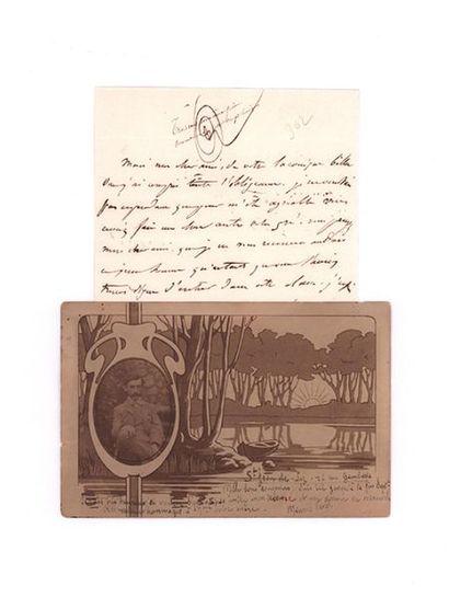 RAVEL Maurice (1875-1937) 
L.A.S. "Maurice Ravel" on postcard, Saint-Jean-de-Luz...