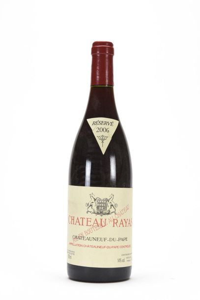 null 1 B CHATEAUNEUF DU PAPE Rouge (clm. plissée) - 2006 - Château Rayas
