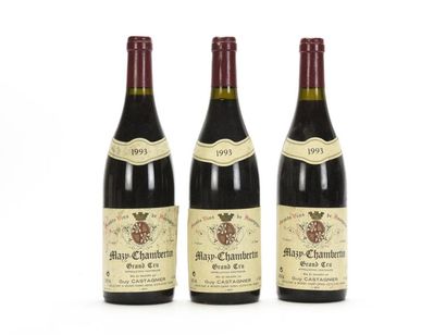 null 3 B MAZY-CHAMBERTIN (Grand Cru) 2 e.l.s; 1 e.t.h; clm.s. légères - 1993 - Guy...