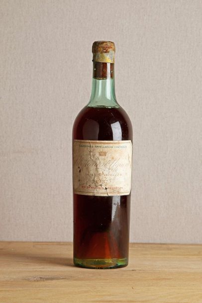 null 1 B CHÂTEAU D'YQUEM (E.H.+; e.t.a. legible; s.c. to t.c.; cap and capsule stamped)...