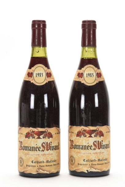 null 2 B ROMANÉE SAINT-VIVANT (Grand Cru) 1 e.l.a.) - 1985 - Cathiard-Molinier