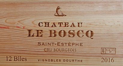 null 12 B CHÂTEAU LE BOSCQ (Caisse Bois d'origine) - 2016 - Saint-Estephe