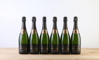 null 6 B CHAMPAGNE BRUT EXTRA CUVÉE DE RÉSERVE (e.l.a; 1 coiffe abimée) - 2004 -...