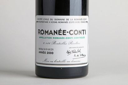 null 
 一箱12瓶（原木箱略有损坏）： - 2000 - 罗曼尼-康帝酒庄




1 B ROMANÉE-CONTI (Grand Cru)轻微的标签标记;...