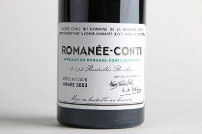 null 
 一箱10瓶，包含（原木箱）（特殊情况） - 2003年 - 罗曼尼-康帝酒庄




1 B ROMANÉE-CONTI (Grand Cru) n°...