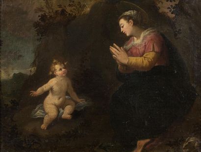 École FRANÇAISE du XVIIIe siècle ECOLE FRANCAISE DU XVIIIE SIECLE

Marie et l'enfant...