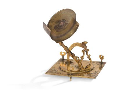 null Superb large equatorial sundial signed "G.F.Brander." on the hours section
Mid-18th...