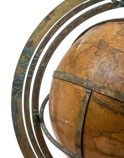 null Exceptional set of two globes, one terrestrial, one celestial designed to carry...